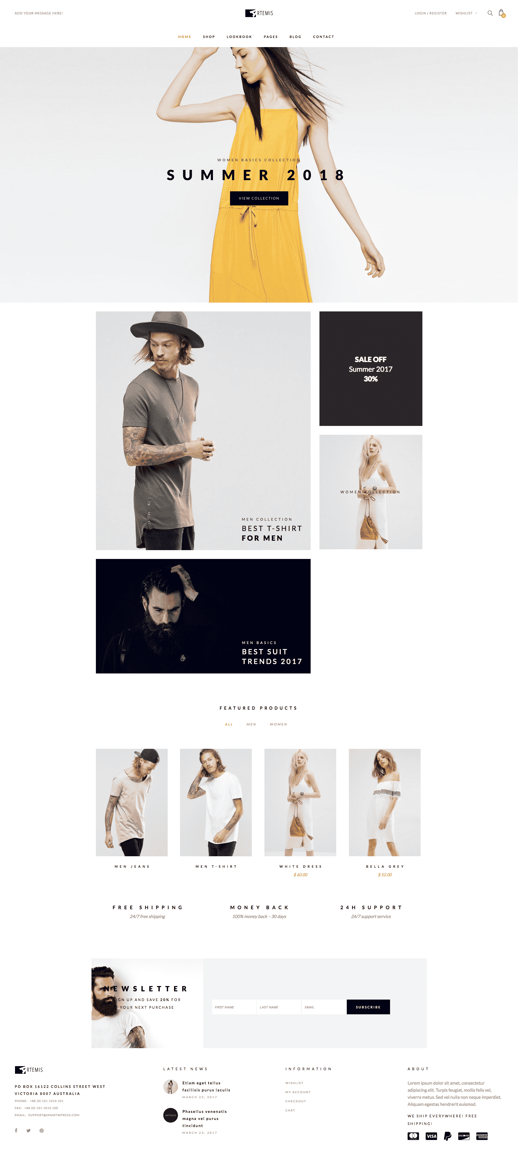 Artemis WooCommerce theme