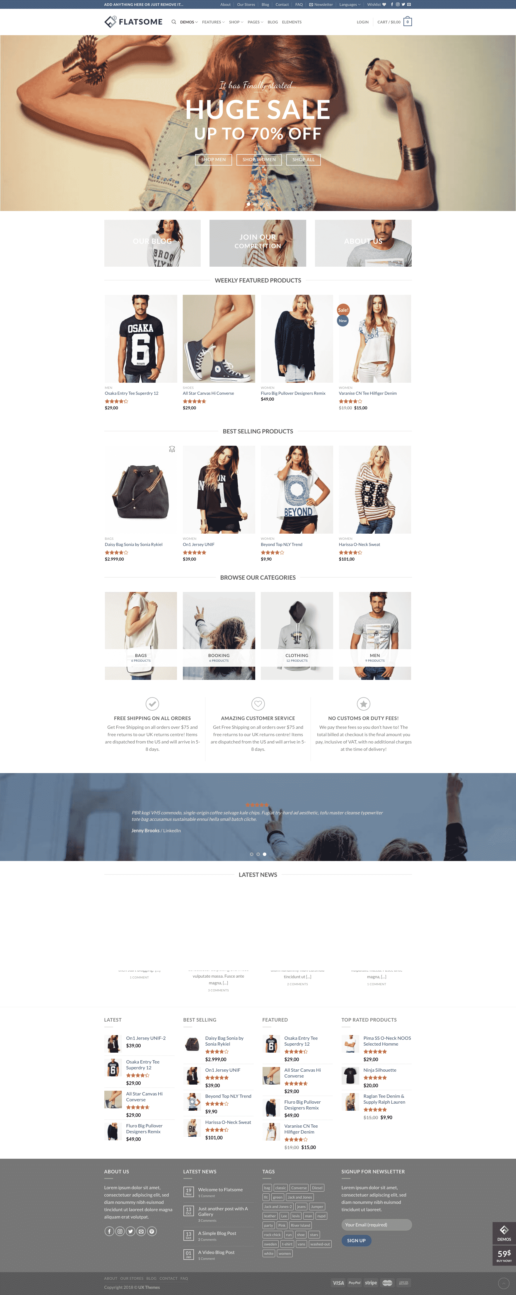 Flatsome WooCommerce theme