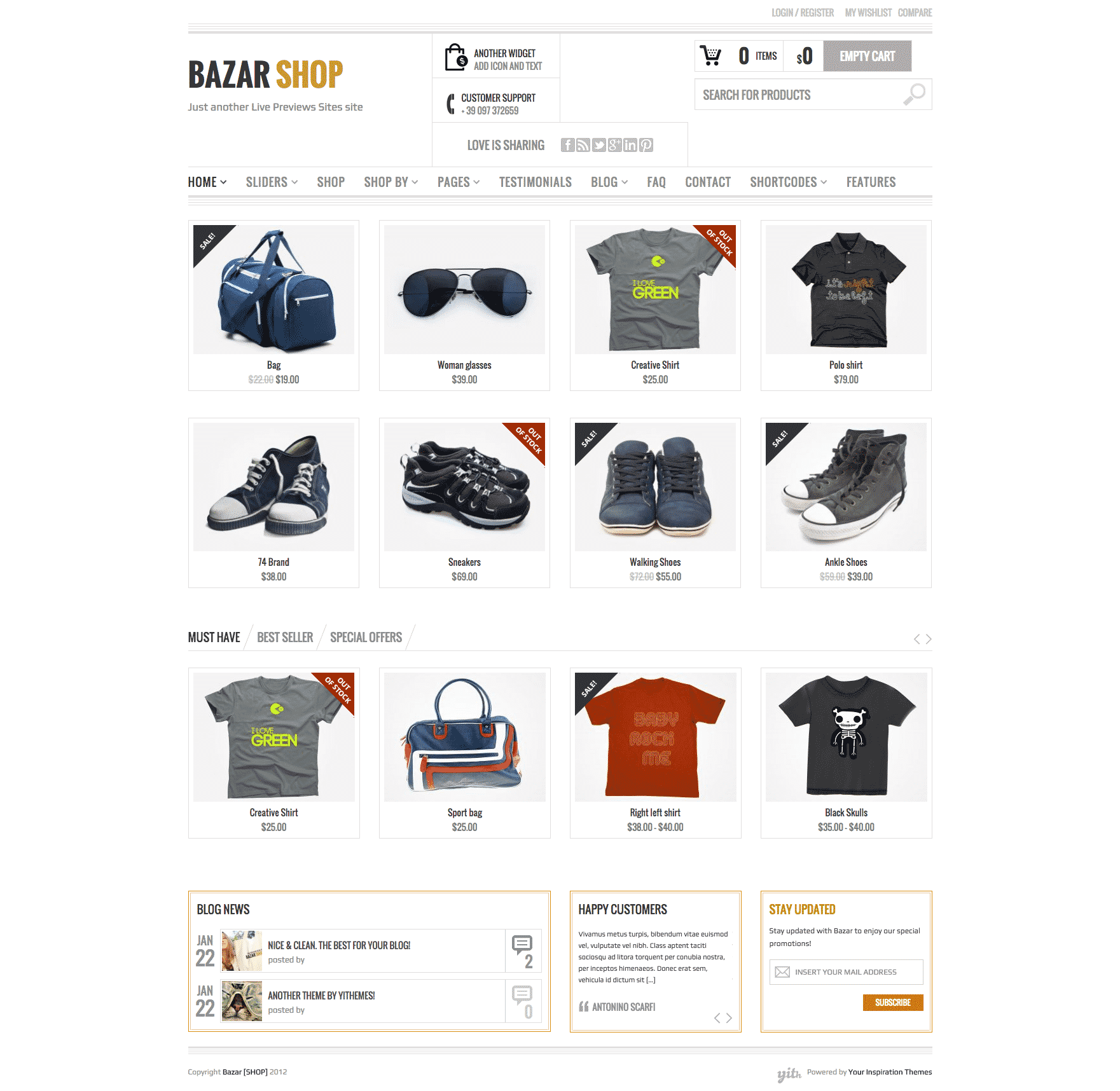 Yithemes Bazar WooCommerce theme