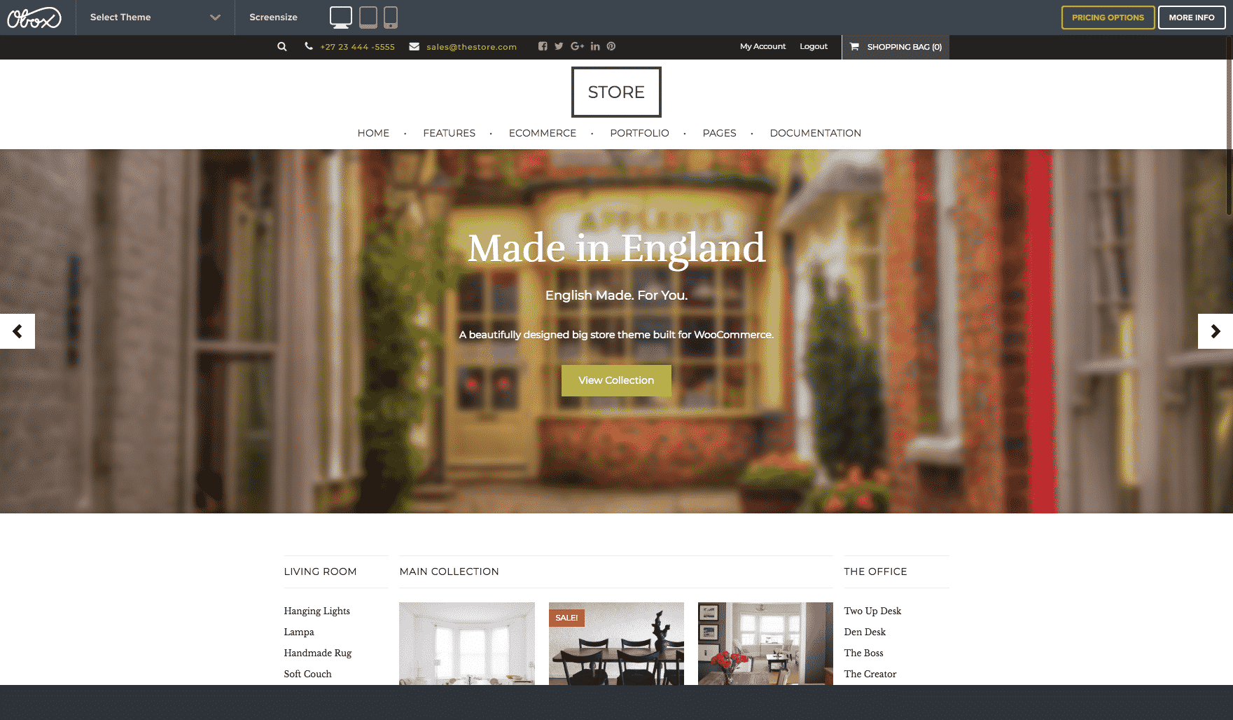 Obox Store WooCommerce theme