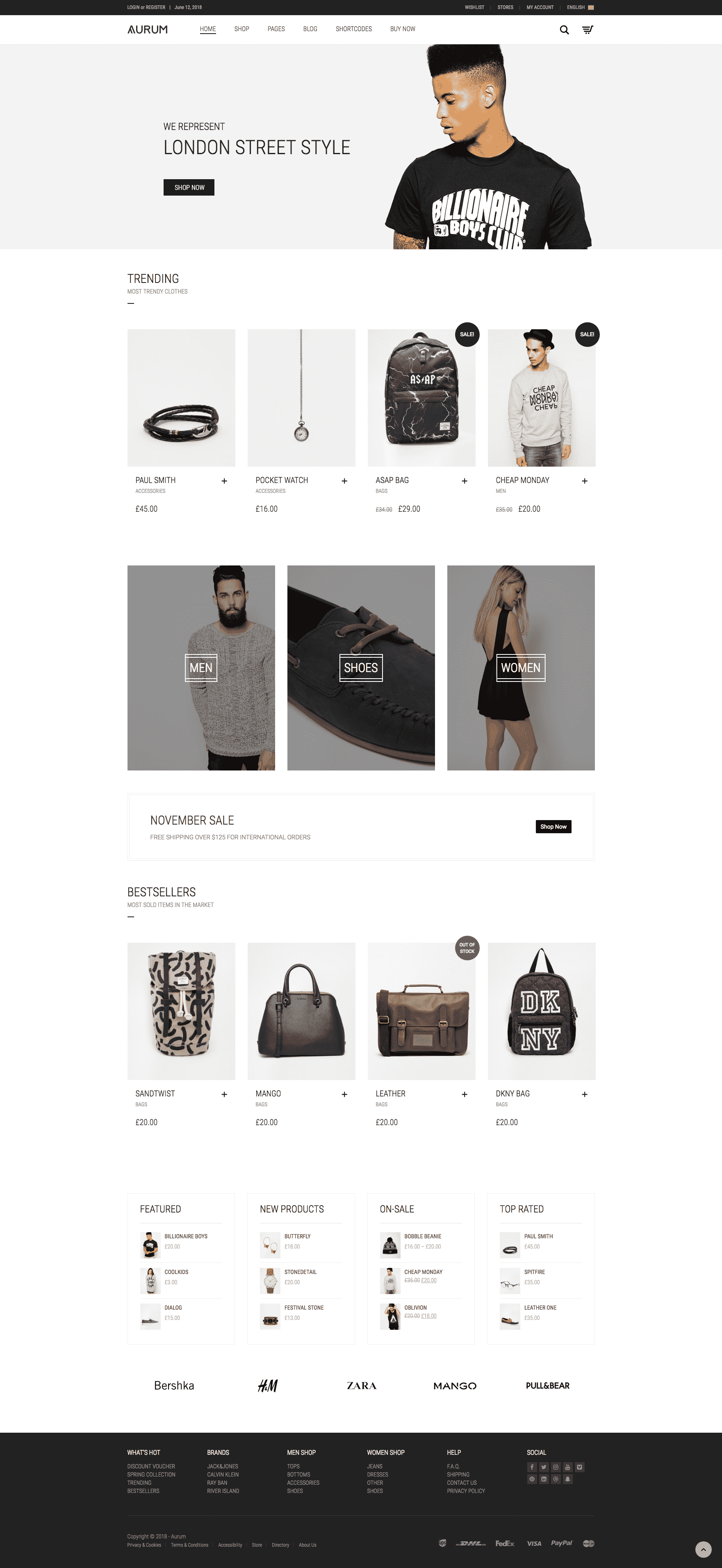Laborator Aurum WooCommerce theme