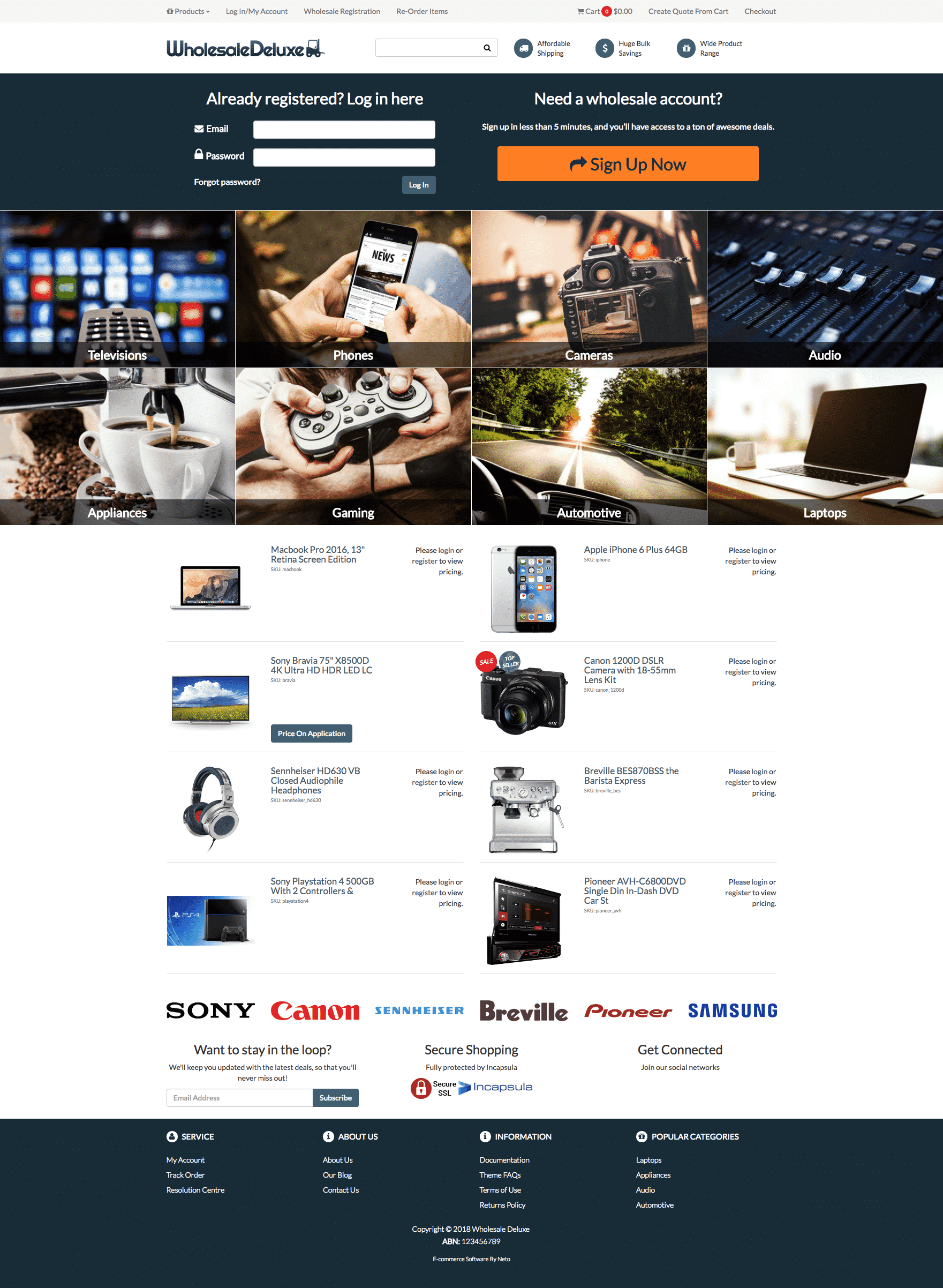 Wholesaledeluxetheme Neto WooCommerce theme