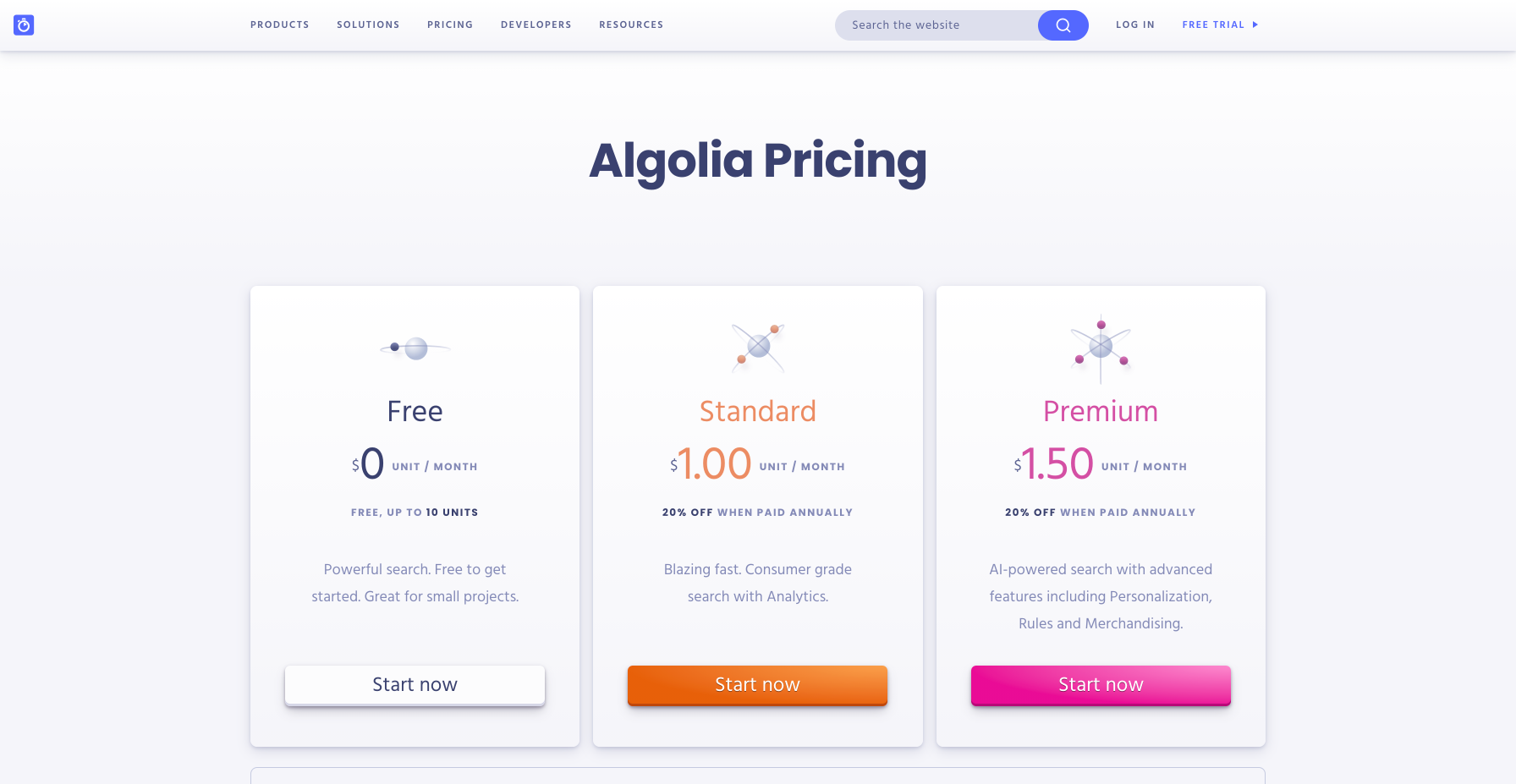 Image algolia-pricing-february-2021.png of Algolia Search Plugin for WordPress & WooCommerce
