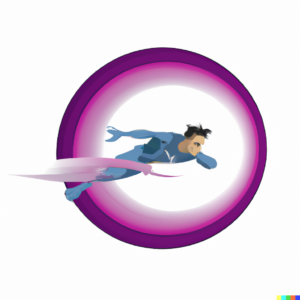 Image DALL·E-2022-10-11-11.52.10-a-futuristic-photo-of-a-superhero-with-superspeed-transparent-background-flat-design-in-a-cercle-e1666338214103.png of Home
