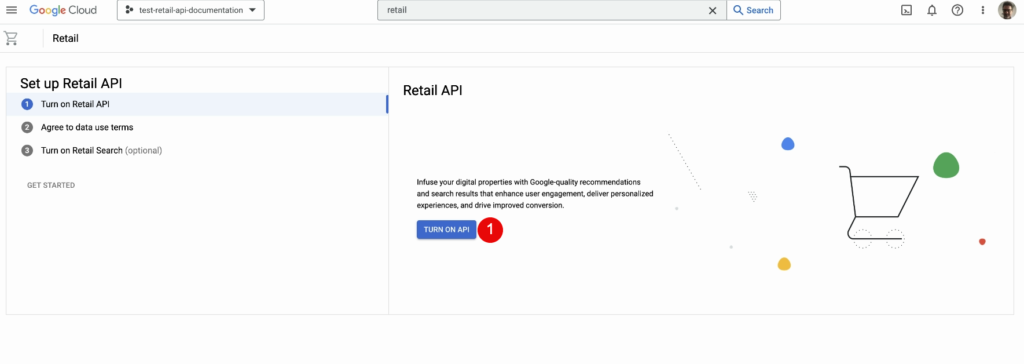 Image wpsolr-google-retail-project-turn-on-retail-api-1024x364.png of Create a Google Retail search index