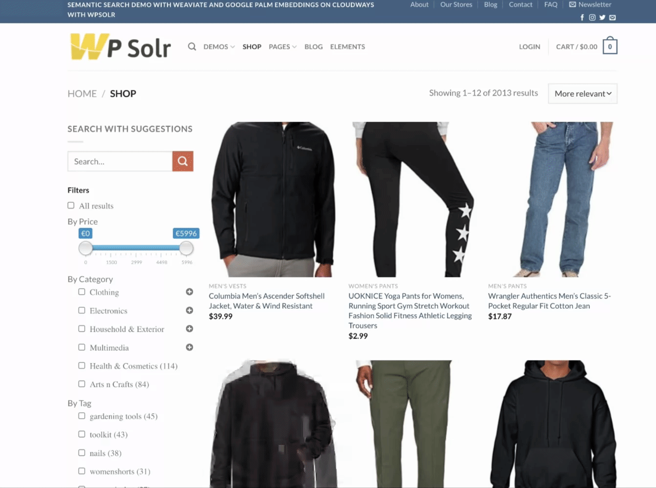 Image wpsolr-demo-weaviate-palm.gif of Weaviate with Google PaLM API