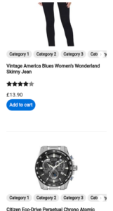Single-column media gallery 1 recommendation template (mobile)