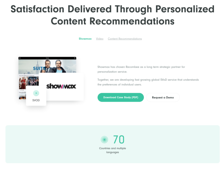 Showmax (70 countries and multiple languages)