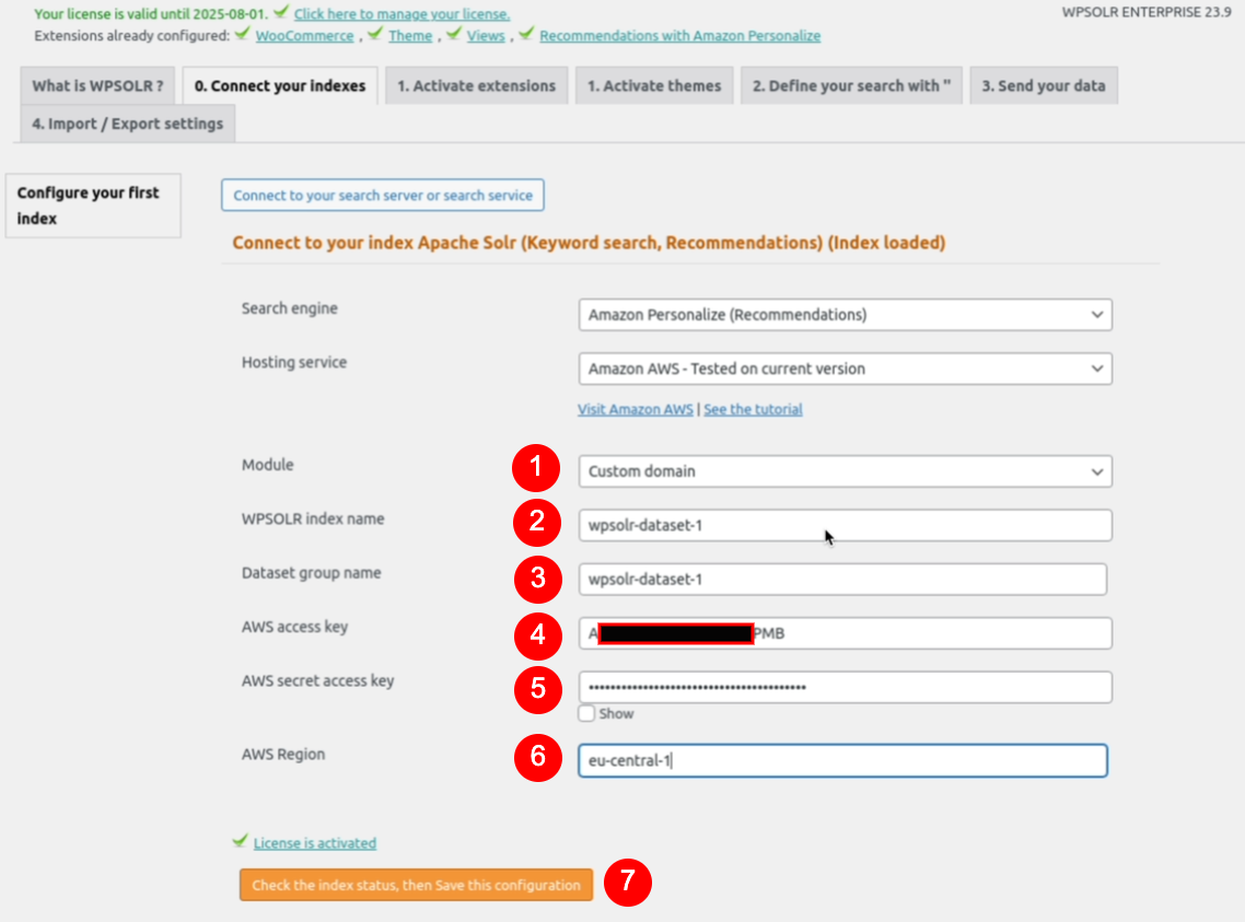 Image wpsolr-amazon-personalize-create-index-ssettings-2.png of Amazon Personalize
