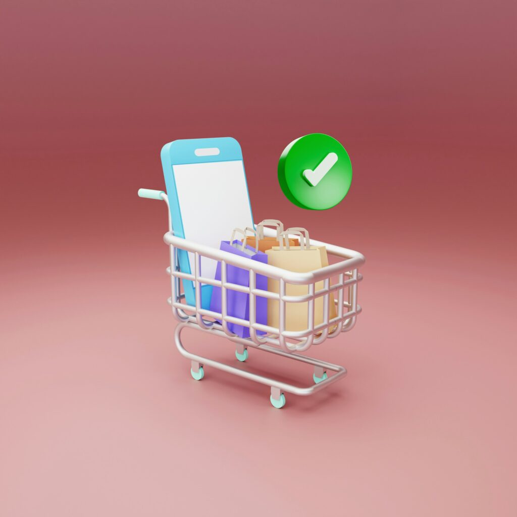 Image of a shopping cart.