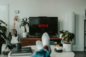 Photo of Netflix on a screen