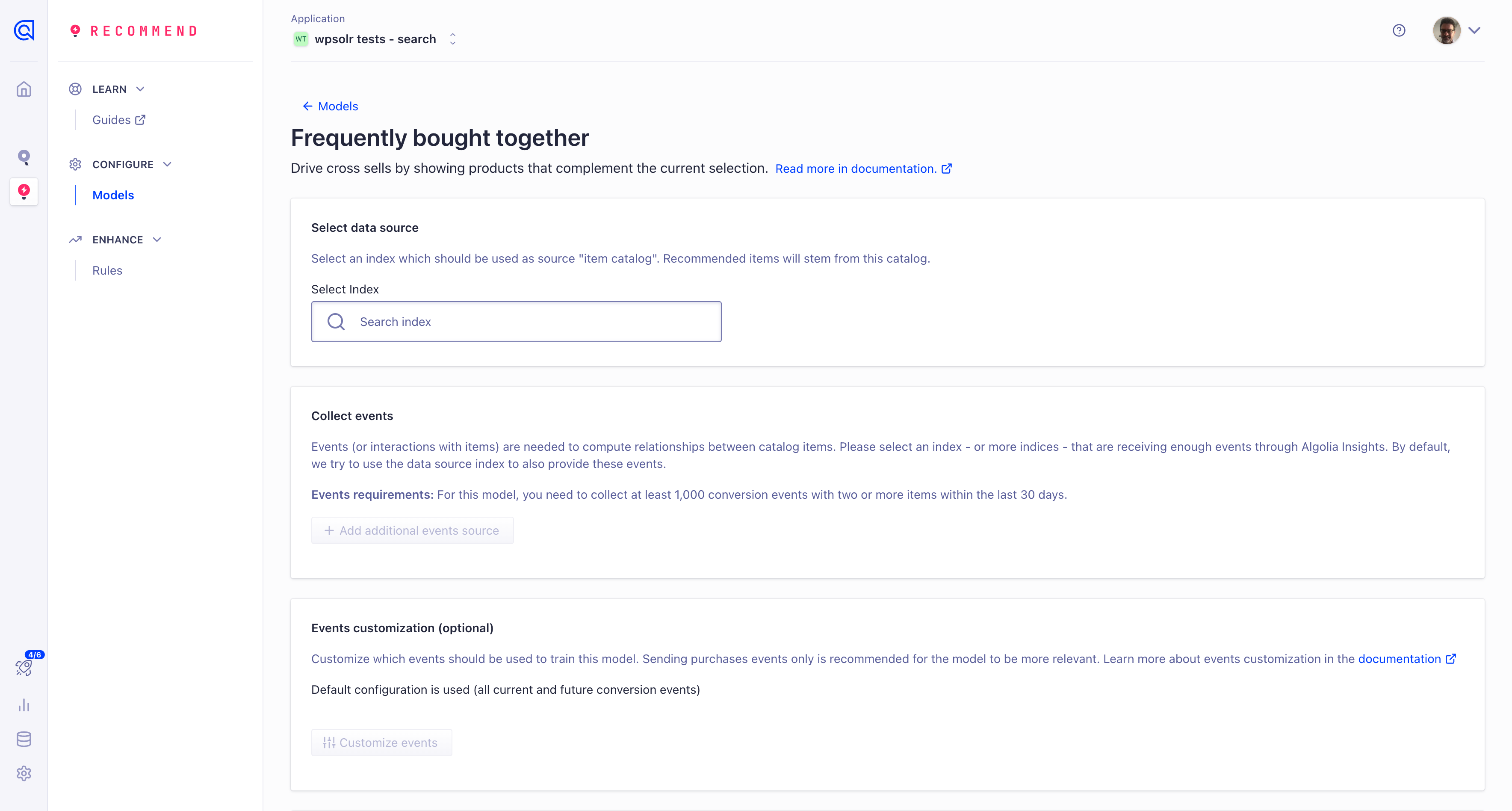 Image algolia-model-frequently-bought-together.png of Algolia recommendations guide