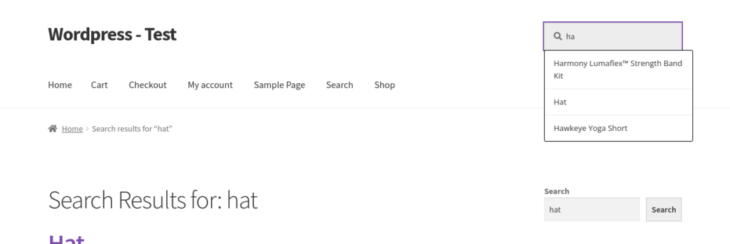 WPSolr: View Ajax search results.