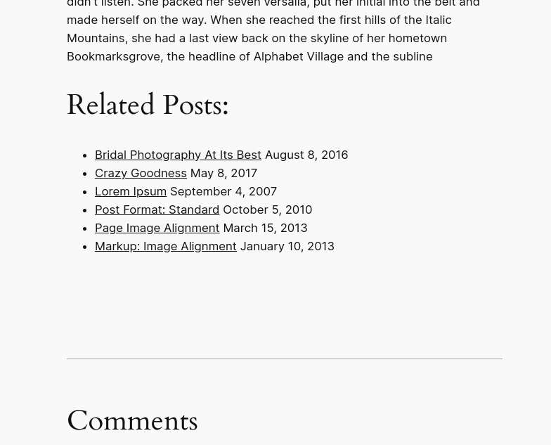 Contextual Related Posts : display posts without thumbnails.