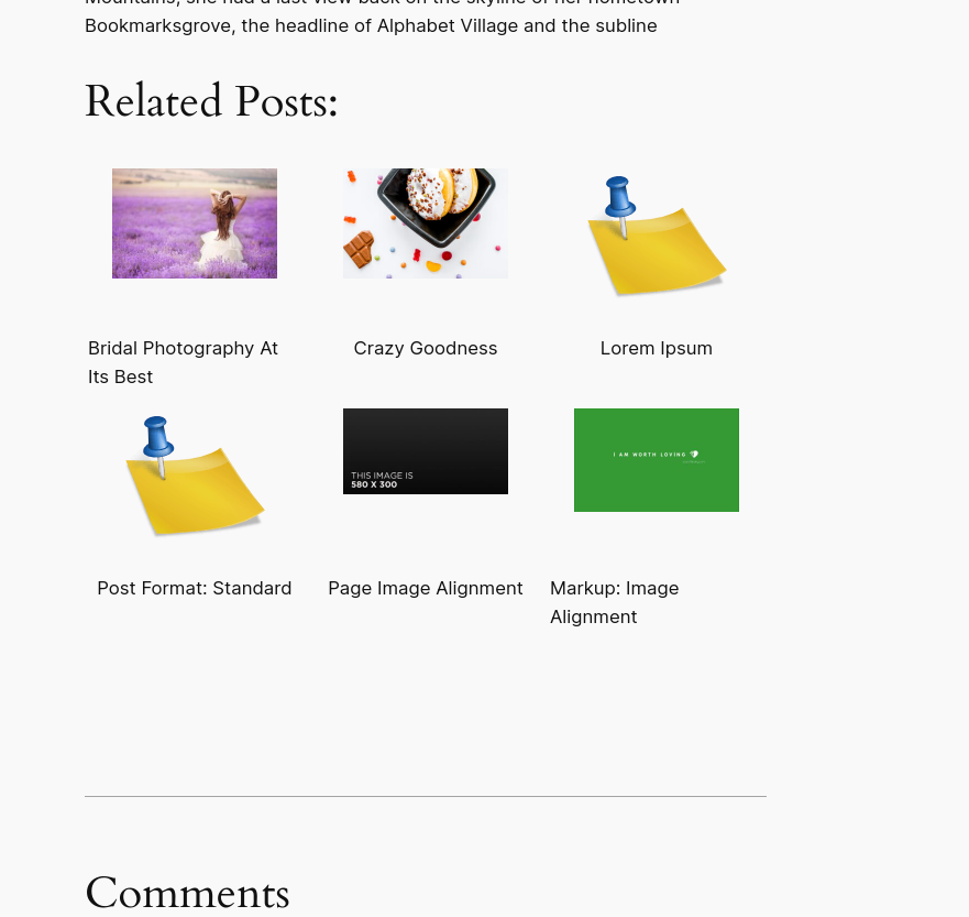 Contextual Related Posts : display posts with thumbnails.