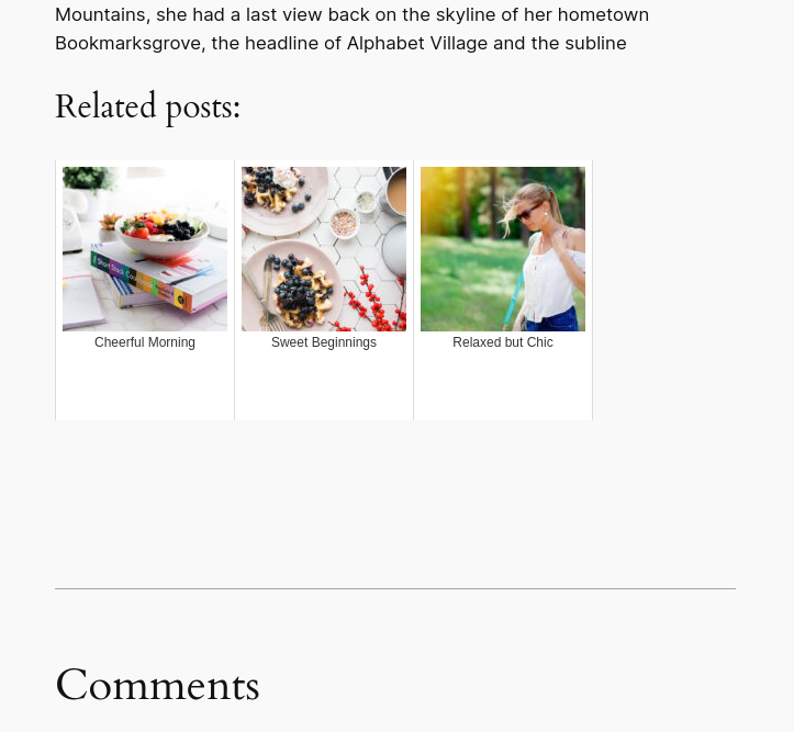 Related Post Thumbnails