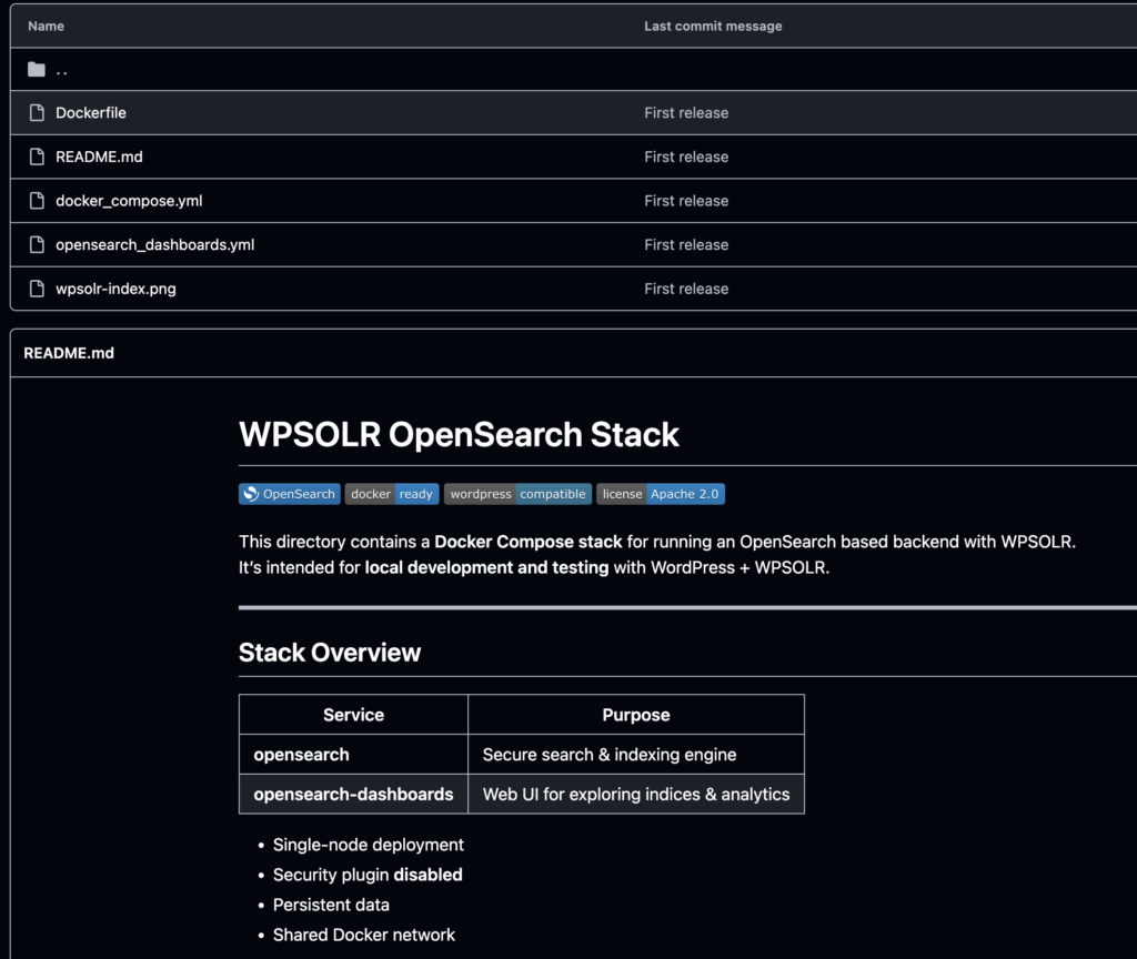 Image wpsolr-stack-opensearch-1024x864.png of How to (Easily) Configure Opensearch on WordPress