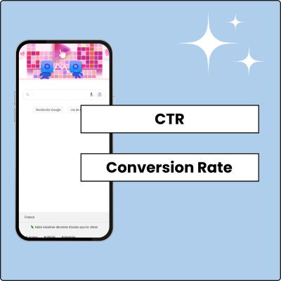 Post image : Learn about conversion rates and CTR