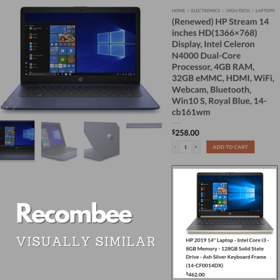 Recombee - Visually similar recommendations