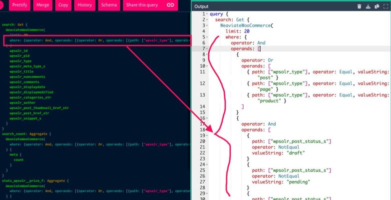 graphql formatter online
