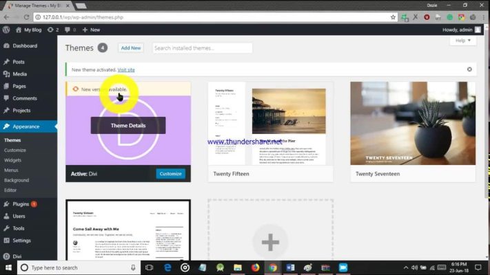 Installing and Setting Up Your First Divi Website