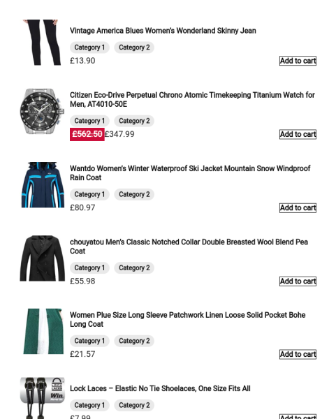 Vertical list 1 recommendation template