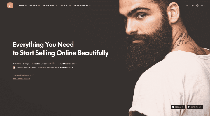 Shopkeeper WooCommerce theme