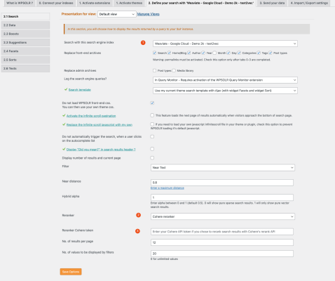 wpsolr-weaviate-ranker-cohere-setup